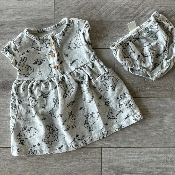 Carter's | Dresses | Carters Baby Casual Easter Bunny Dress With Bloomers 6  Months | Poshmark
